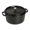 STAUB Okrúhly hrniec, 28 cm/5,85 l, čierny