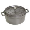 STAUB Cocotte hrniec okrúhly 28 cm/6,7 l sivý