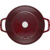 STAUB CHISTERA panvica na pečenie so samotesniacim vekom 24 cm/2,4 l grenadína