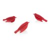 80 3 lovi mini ptacci 3 x 5 cm barva cervena