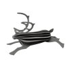 Reindeer 12 cm grey