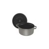 Staub Cocotte okrúhly hrniec 34 cm/12,6 l sivý, 1103418