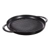 STAUB Grilovacia panvica s dvoma rukoväťami 30 cm čierna