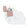 Zippo 26908 High Polish Rose Gold Zippo Logo