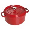 Staub Cocotte liatinový hrniec s pokrievkou, čerešňa, 30 cm / 8,35 l
