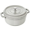 Staub Cocotte hrniec okrúhly 26 cm biela hľuzovka , 11026107