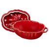 Staub Cocotte keramická zapekacia misa v tvare paradajky 16 cm/0,5 l, červená, 40511-855
