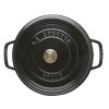 Staub Cocotte hrniec okrúhly 20 cm / 2,2 l čierny, 1102025