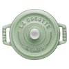 Staub Cocotte Mini hrniec okrúhly 10 cm/0,25 l šalviovo zelený, 11010115