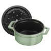 Staub Cocotte Mini hrniec okrúhly 10 cm/0,25 l šalviovo zelený, 11010115