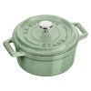Staub Cocotte Mini hrniec okrúhly 10 cm/0,25 l šalviovo zelený, 11010115