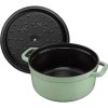 Staub Cocotte hrniec okrúhly 20 cm/2,2 l šalviovo zelený, 11020115
