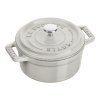 Staub Cocotte Mini hrniec okrúhly 10 cm/0,25 l, biela hľuzovka, 11010107
