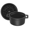 Staub Cocotte okrúhly hrniec 12 cm/0,4 l čierny, 1101225