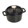 Staub Cocotte Sada 3 kusov okrúhlych hrncov 14 cm/0,8 l čierna, 19501425