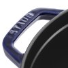 Staub Cocotte hrniec okrúhly 24 cm/3,8 l tmavomodrý, 1102491