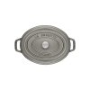 Staub Cocotte hrniec oválny 15 cm/0,6 l sivý, 1101518