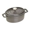Staub Cocotte hrniec oválny 17 cm/1 l sivý, 1101718
