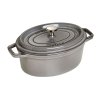 Staub Cocotte hrniec oválny 23 cm/2,3 l sivý, 1102318