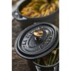 Staub Cocotte hrniec oválny 15 cm/0,6 l čierny, 1101525