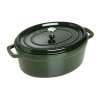 Staub Cocotte hrniec oválny 33 cm/6,7 l bazalka, 1103385