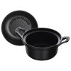 Staub La Coquette Mini okrúhly hrniec 12 cm/0,5 l čierny, 11741223
