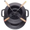 Súprava Fondue Staub 16 cm/1,1 l čierna, 14001623