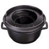 Súprava Fondue Staub 16 cm/1,1 l čierna, 14001623