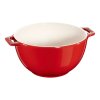 Keramická servírovacia miska Staub okrúhla 18 cm/1,4 l čerešňa, 40510-800