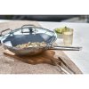 Wok panvica Zwilling Plus s nepriľnavým povrchom a sklenenou pokrievkou 32 cm, 40992-032