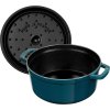 Staub Cocotte okrúhly hrniec 24 cm/3,8 l, morská modrá, 1102437