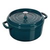 Staub Cocotte hrniec okrúhly 28 cm/6,7 l, morská modrá, 1102837