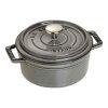Staub Cocotte okrúhly hrniec 12 cm/0,4 l sivý, 1101218