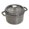 Staub Cocotte okrúhly hrniec 14 cm/0,8 l sivý, 1101418