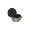 Staub Cocotte okrúhly hrniec 16 cm/1,2 l sivý, 1101618