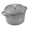 Staub Cocotte vysoký okrúhly hrniec 24 cm/4,8 l sivý, 12502418