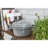 Staub Cocotte hrniec okrúhly 18 cm/1,7 l sivý, 1101818