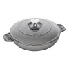 Staub pekáč s vekom okrúhly 20 cm/0,75 l sivý, 40509-578
