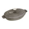 Staub liatinový pekáč s vekom oválny 23 cm/1 l sivý, 40509-581