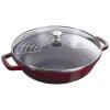 Staub wok so sklenenou pokrievkou 30 cm/4,4 l grenadína, 40511-466