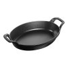 Staub liatinový oválny pekáč 24 cm/1 l, čierny, 40509-393