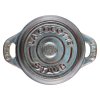 Staub Cocotte Mini keramický plech na pečenie 10 cm/0,2 l, starožitná modrá, 40512-000