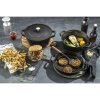 Staub Cocotte 3-dielna súprava liatinového hrnca, panvice a zapekacej misy 24 cm, čierna, 40508-386