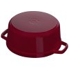 Staub Cocotte okrúhly hrniec 24 cm/3,8 l bordeaux, 40502-294