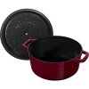 Staub Cocotte okrúhly hrniec 24 cm/3,8 l bordeaux, 40502-294