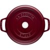 Staub Cocotte okrúhly hrniec 28 cm/6,7 l bordeaux, 40502-278