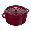 Staub Cocotte okrúhly hrniec 28 cm/6,7 l bordeaux, 40502-278