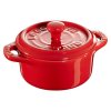 Staub Cocotte Mini keramický plech na pečenie 10 cm/0,2 l, čerešňa, 40510-785