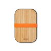 Box na občerstvenie Black+Blum s bambusovým vekom 0,9 l, oranžový, BAM-SB003