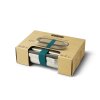 Box na občerstvenie s vidličkou z nehrdzavejúcej ocele Black+Blum 1 l, oceán, BAM-SS-L005